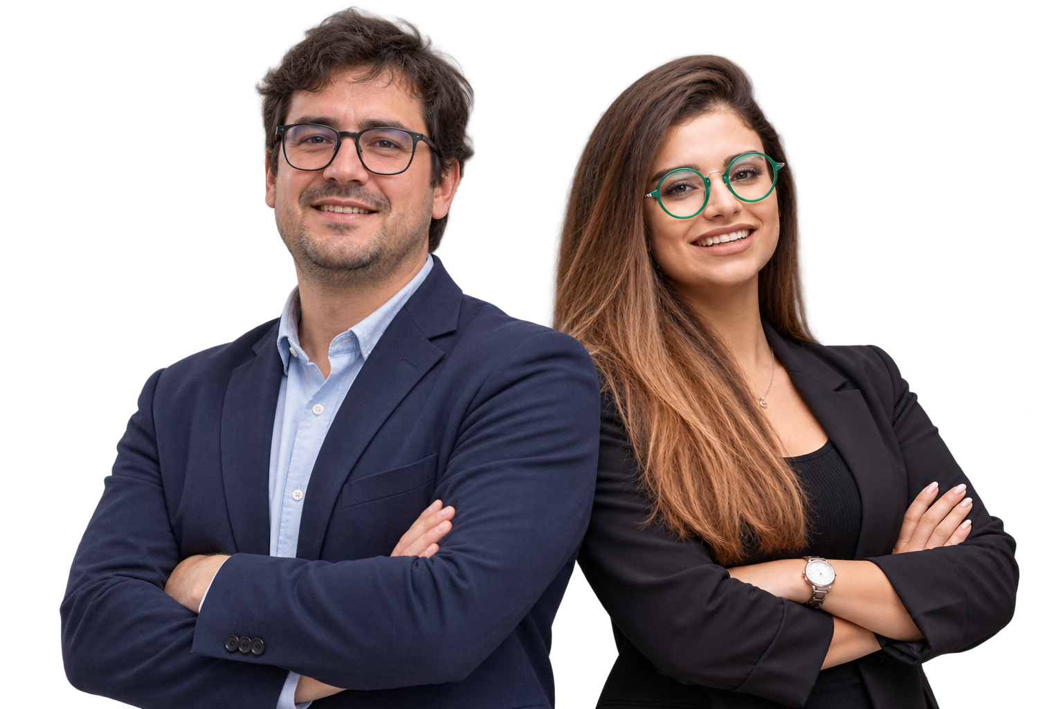 Two AimAnalitica engineers